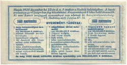 Budapest 1925. "Hadirokkantak, Hadiözvegyek, Hadiárvák Nemzeti ...