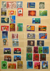 Svájc 1966-1982 gy?jtemény A/4 berakóban / Switzerland collection ...