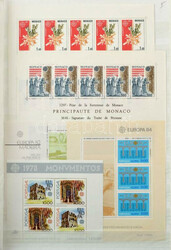 CEPT blokk és kisív tétel, ca. 140 db, közte portugál, francia, ...