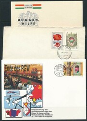 Hungarika 30 db bélyeg és 9 db boríték / Hungarika 30 stamps + 9 ...