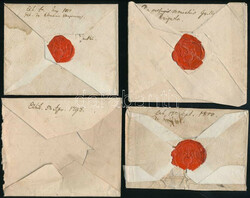 1798-1800 4 db bélyeg el?tti levél Nagyszombatról Érsekújvárra ...