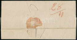 1821. október 8-án Nagyszebenben magánszemély által feladott, ...