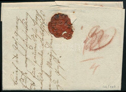 1823 Franco cover "PEST."