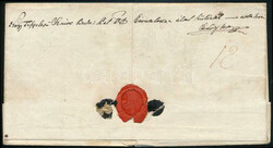 1829 Portós levél zöld / green "V:KÁPOLNA" - Nagybajom (Gudlin R)