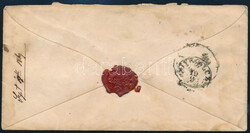 1869 5kr levélen, "MISKOLCZ" átmen? bélyegzéssel / Mi 37 on cover ...