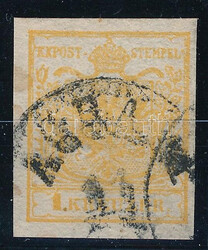 1850 1kr HP Ia. narancs, papírhiba miatt látványos ...