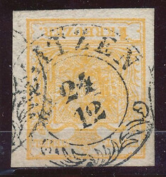 1850 1kr narancs HP III. "WAITZEN 24/12" Karácsony (ANK EUR 220,-) ...
