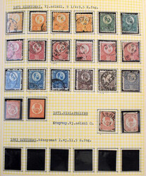 1871-1944 Gy?jtemény a Réznyomattól kevés hiánnyal albumban ...