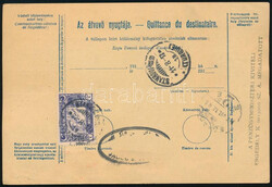 1907 Teljes szállítólevél Sopronból Konstantinápolyba, ...