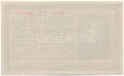 1918. 25K "3022 305561" 3mm, hátlap hullámos T:AU Hungary 1918. 25 ...