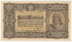 1923. 100K nyomdahely-jelölés nélkül T:UNC / Hungary 1923. 100 ...