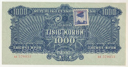 Csehszlovákia 1944. 100K "AA 579453", "SPECIMEN (MINTA)" ...