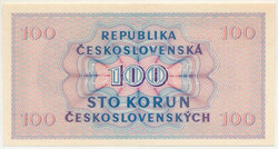 Csehszlovákia 1945. 100K három perforált lyuk, "B 07 299273" T:UNC ...
