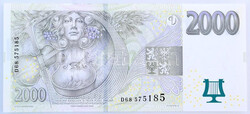 Csehország 2007. 2000K "D68 575185" T:UNC Czechia 2007. 2000 Korun ...