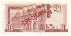 Gibraltár 1975. 1P "010139", piros "SPECIMEN (Minta)" bélyegzéssel ...