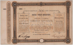 1880. Deés "Szamosvölgyi Vasút-Társaság" egész ...