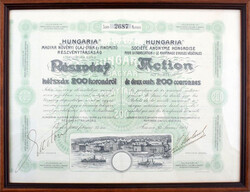 1907. Fiume "'Hungaria' Magyar Növényi Olaj-Gyár és Finomító ...