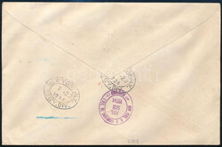 1934 Ajánlott levél New Yorkba, az Európa hajóról katapult ...