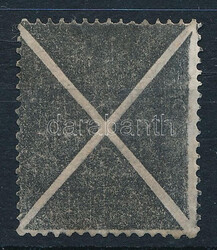 1858 Andráskereszt fekete színben / Black St. Andrew's cross