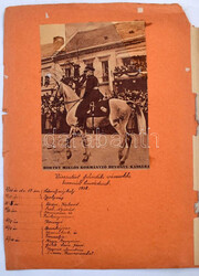 1938-1940 Házi készítés? "Bélyegkönyv" irredenta, hazafias ...