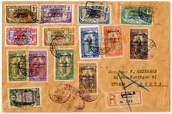 Französische Besetzung: Einschreibebrief vom 27.11.18 aus Duala in ...