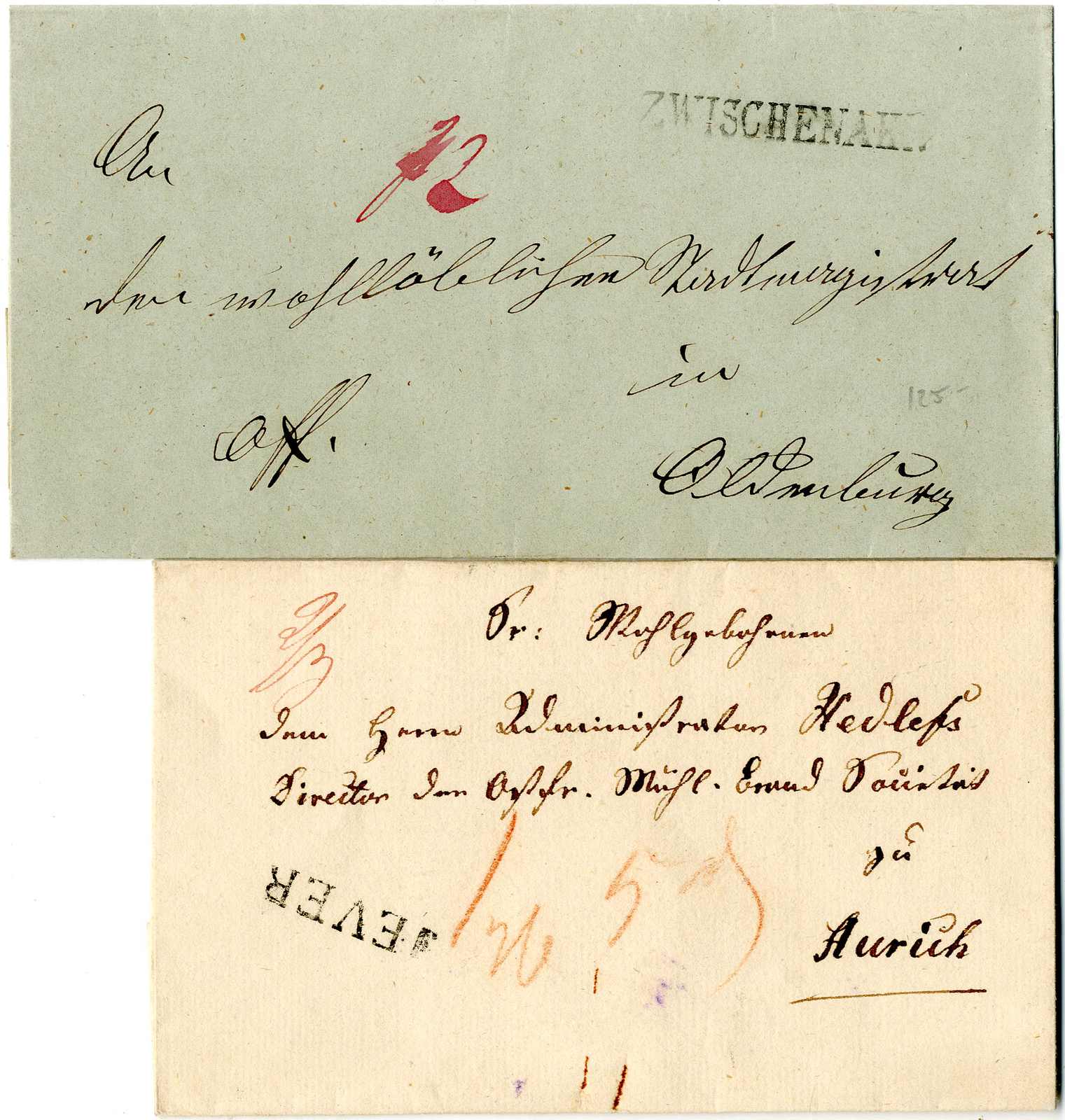 Lot 365 - Altdeutschland Oldenburg, Vorphilatelie - Karl Pfankuch & Co. auction #222 Lot 365 - Altdeutschland Oldenburg, Vorphilatelie - Karl Pfankuch & Co. auction #222