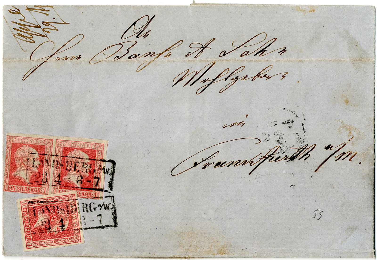 Lot 391 - altdeutschland preussen - Karl Pfankuch & Co. auction #222 Lot 391 - altdeutschland preussen - Karl Pfankuch & Co. auction #222