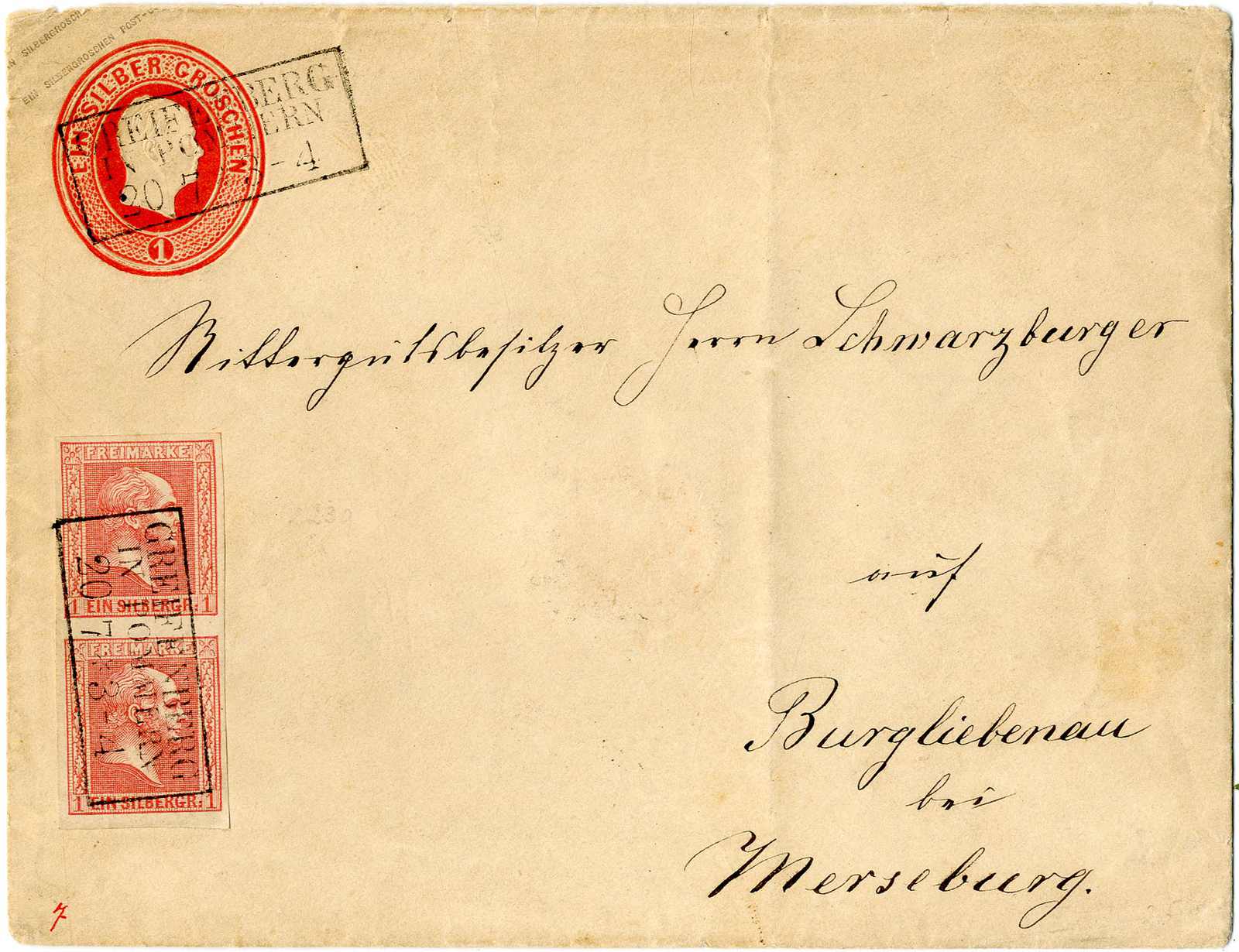 Lot 395 - altdeutschland preussen - Karl Pfankuch & Co. auction #222 Lot 395 - altdeutschland preussen - Karl Pfankuch & Co. auction #222