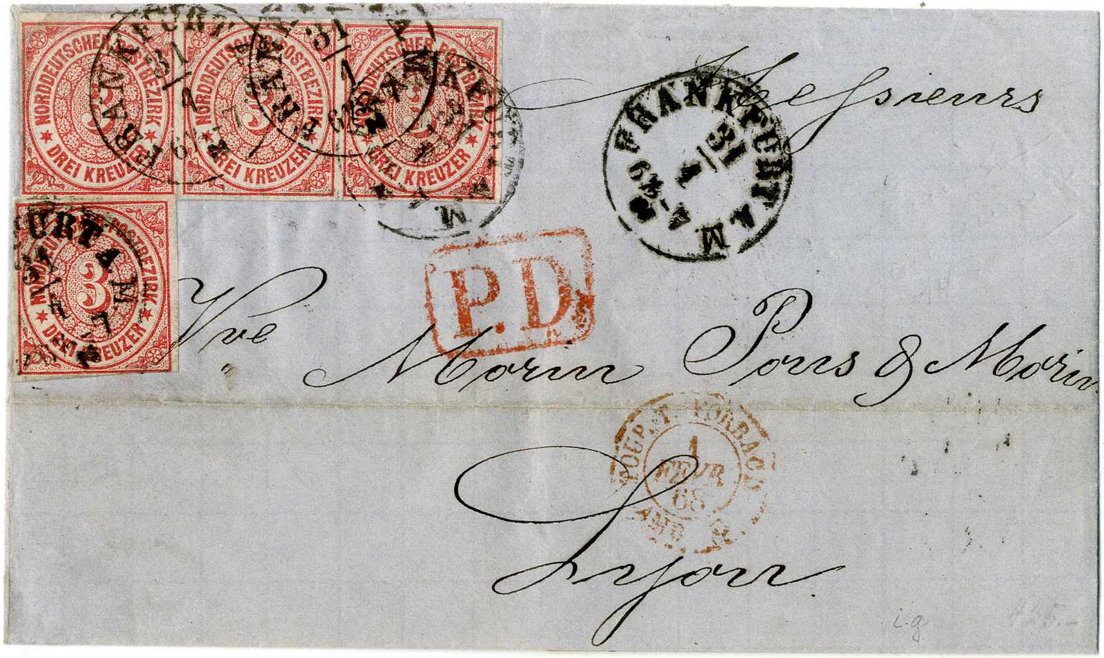 Lot 331 - altdeutschland norddeutscher postbezirk - Karl Pfankuch & Co. auction #222 Lot 331 - altdeutschland norddeutscher postbezirk - Karl Pfankuch & Co. auction #222