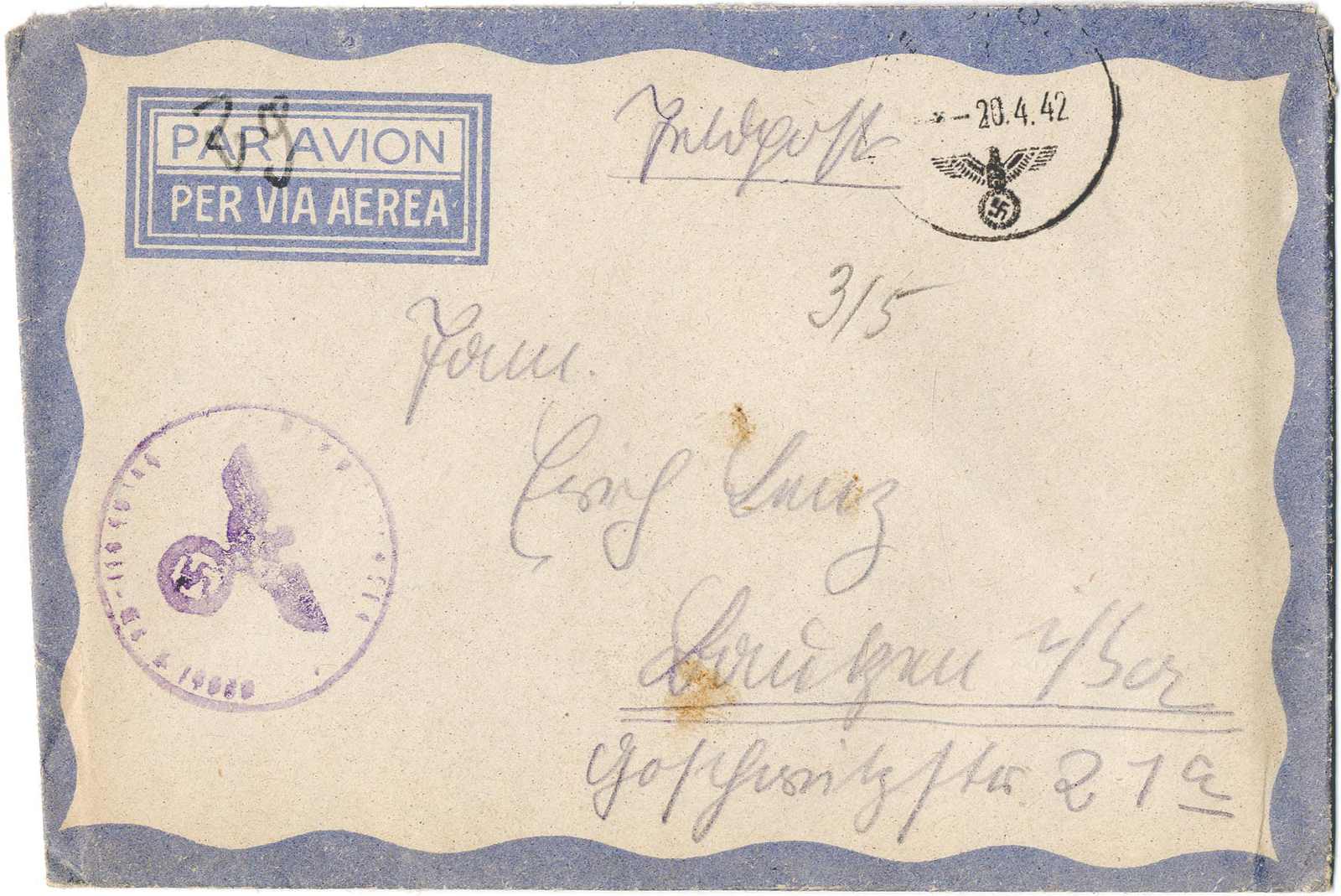 Lot 788 - feldpost ii wk - Karl Pfankuch & Co. auction #222 Lot 788 - feldpost ii wk - Karl Pfankuch & Co. auction #222