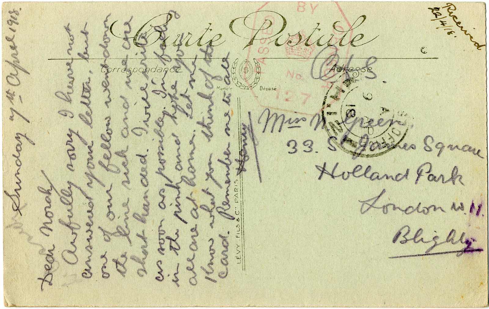 Lot 736 - feldpost i. wk - Karl Pfankuch & Co. auction #222 Lot 736 - feldpost i. wk - Karl Pfankuch & Co. auction #222