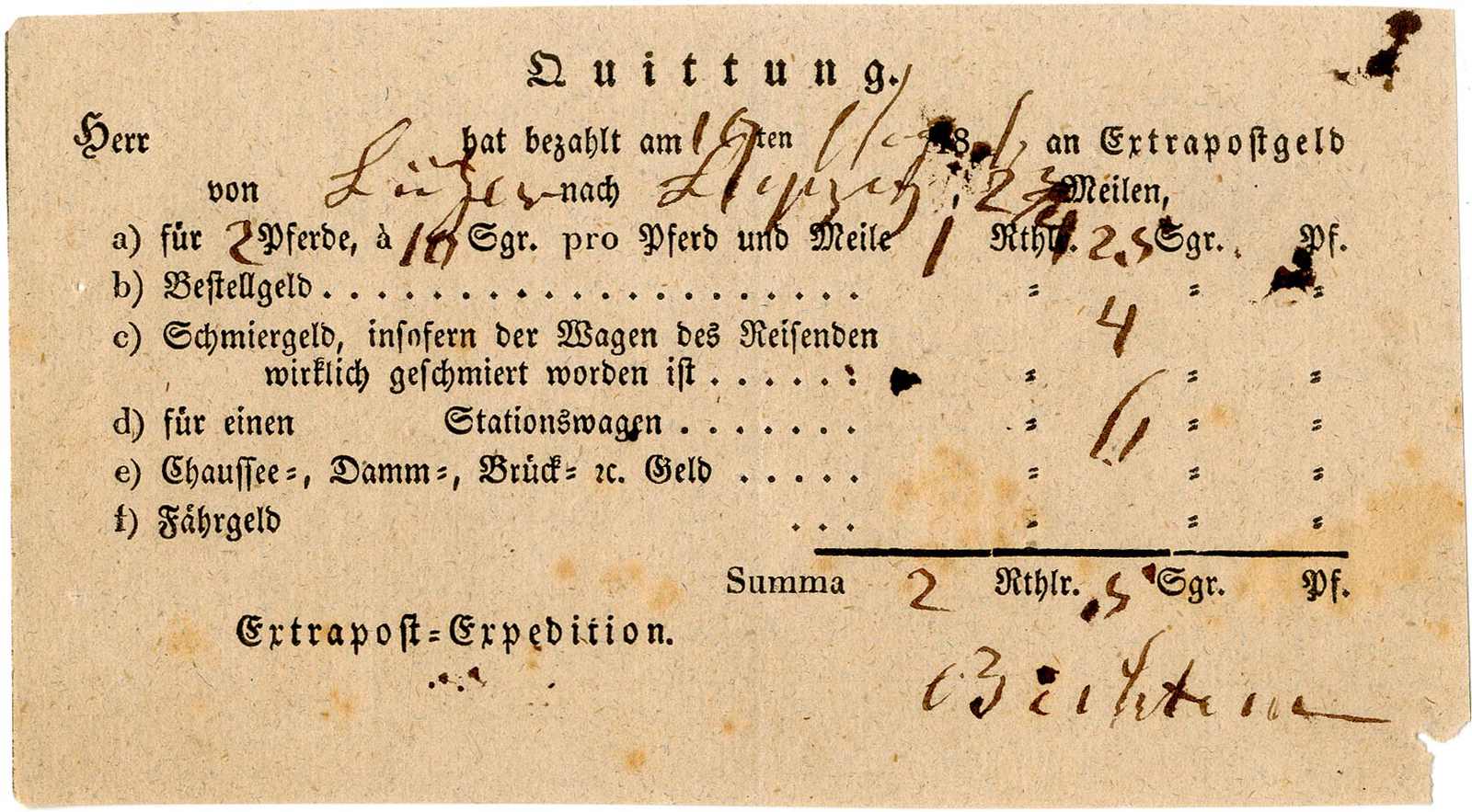 Lot 382 - Altdeutschland Preussen, Vorphilatelie  -  Karl Pfankuch & Co. auction #222