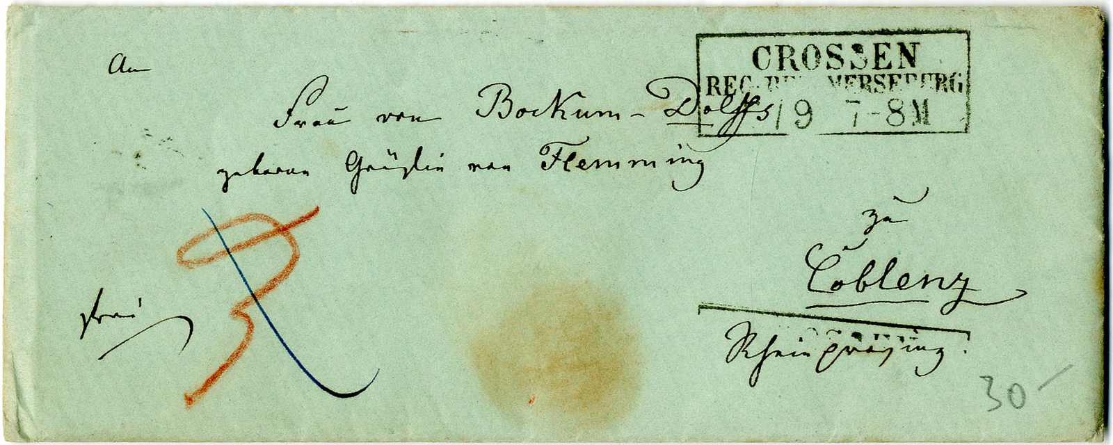 Lot 416 - Altdeutschland Preussen, Stempel - Karl Pfankuch & Co. auction #222 Lot 416 - Altdeutschland Preussen, Stempel - Karl Pfankuch & Co. auction #222