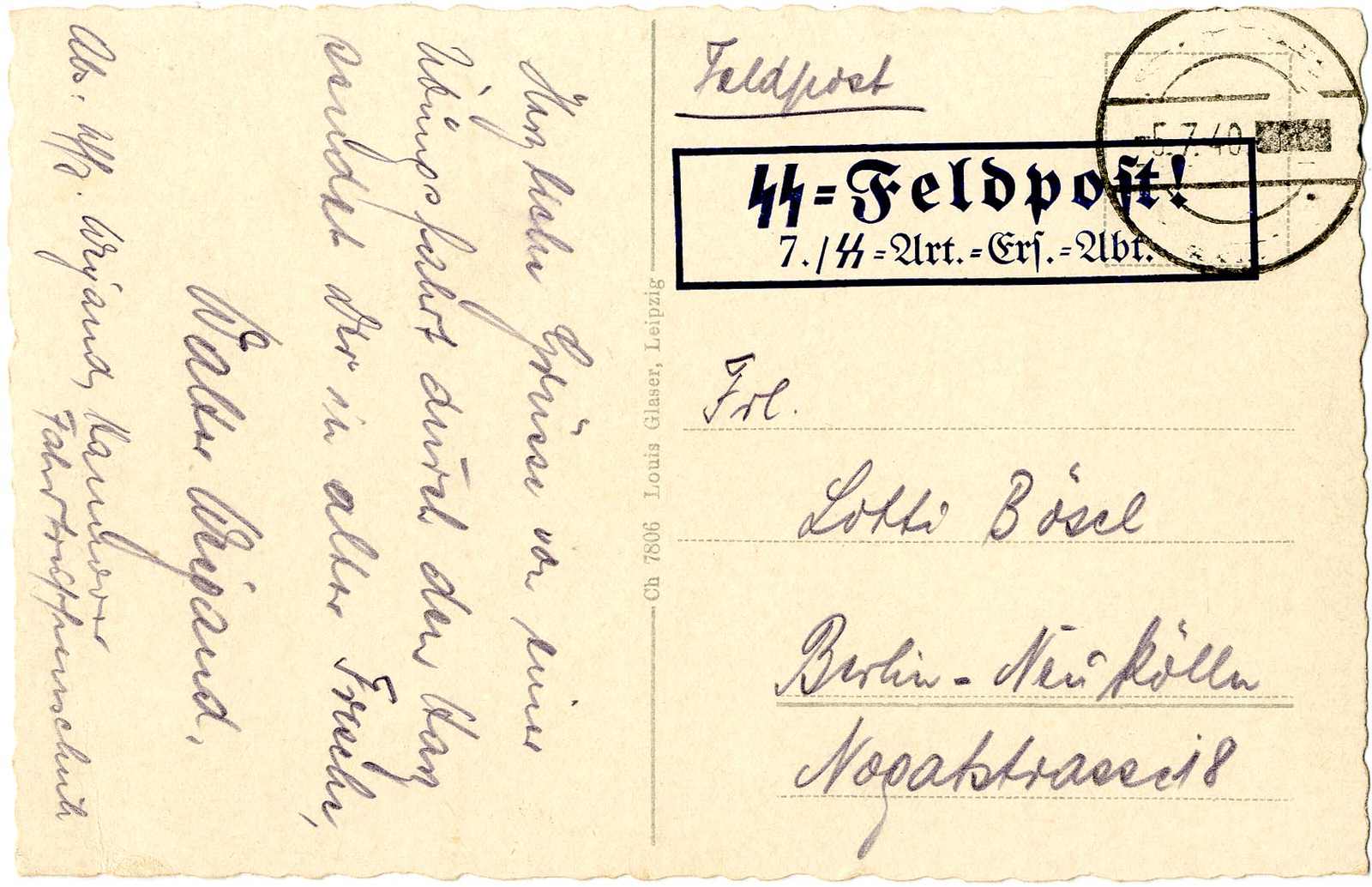 Lot 745 - feldpost ii wk - Karl Pfankuch & Co. auction #222 Lot 745 - feldpost ii wk - Karl Pfankuch & Co. auction #222