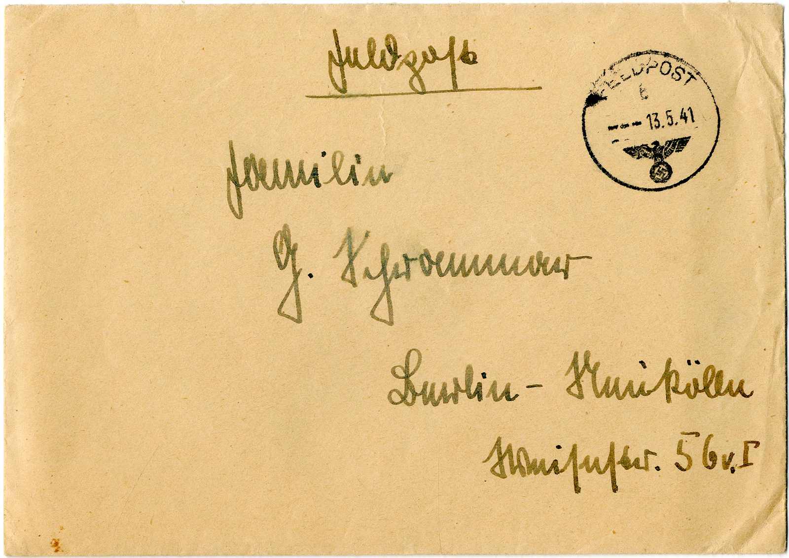 Lot 761 - feldpost ii wk - Karl Pfankuch & Co. auction #222 Lot 761 - feldpost ii wk - Karl Pfankuch & Co. auction #222