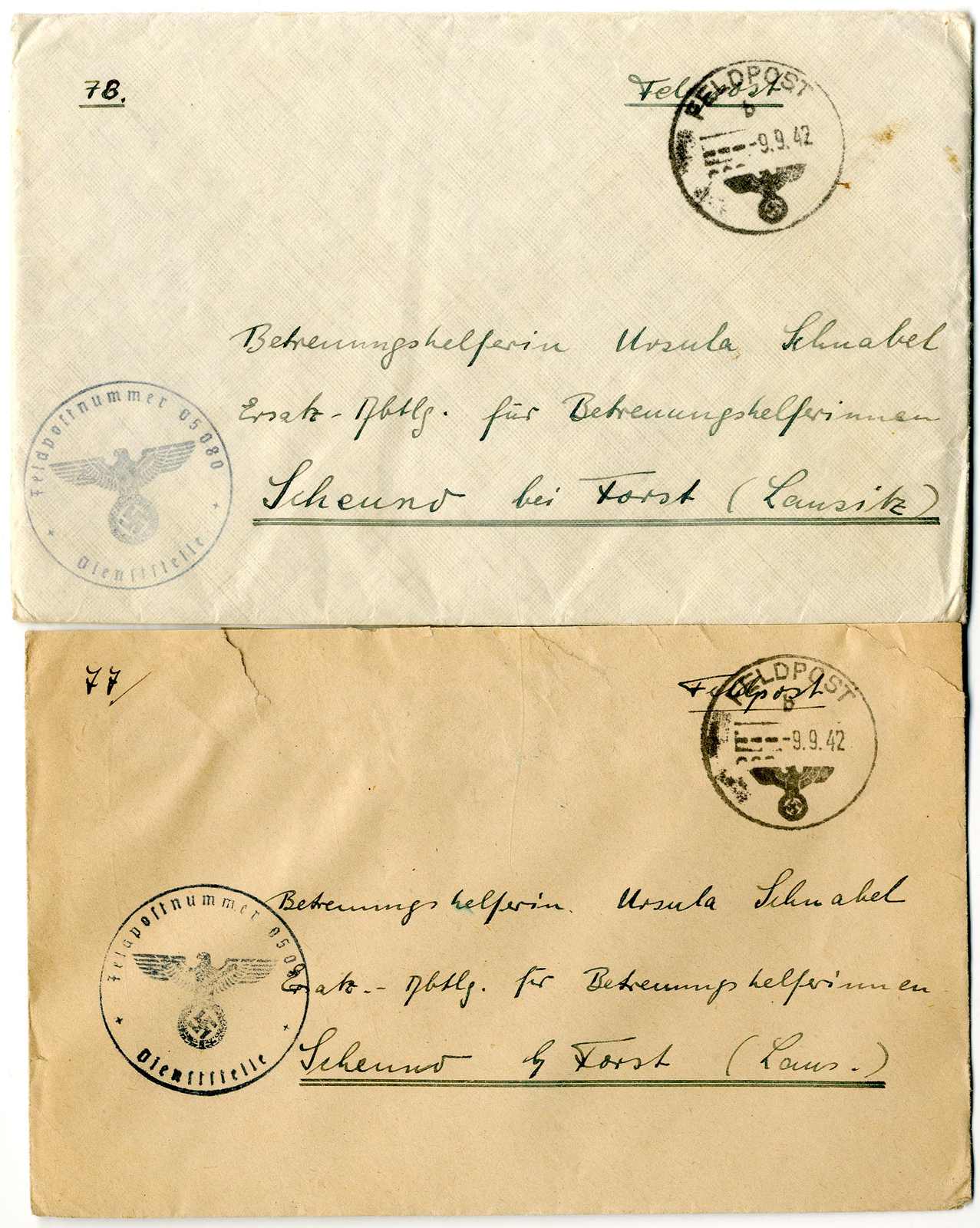 Lot 770 - feldpost ii wk - Karl Pfankuch & Co. auction #222 Lot 770 - feldpost ii wk - Karl Pfankuch & Co. auction #222