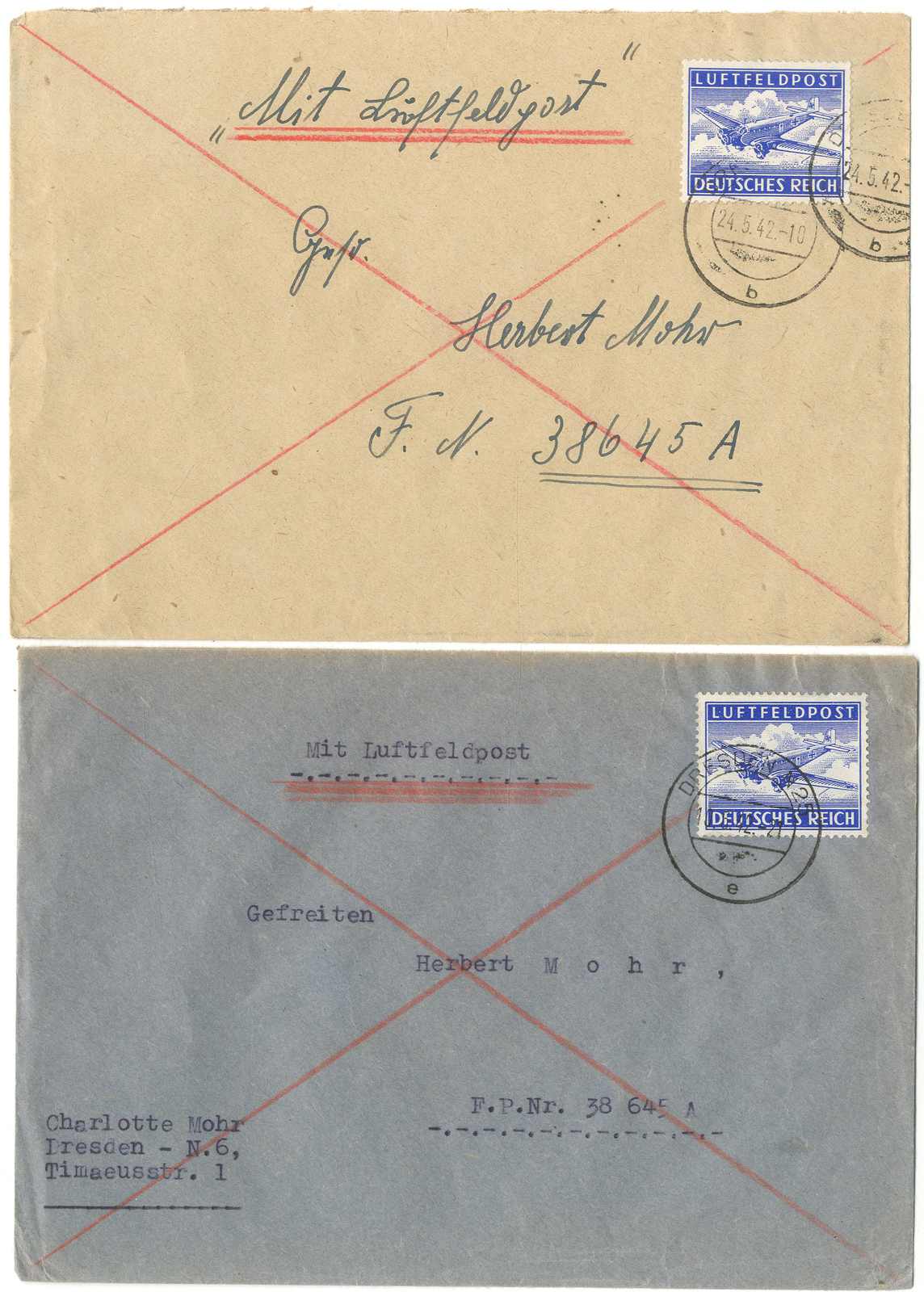Lot 772 - feldpost ii wk - Karl Pfankuch & Co. auction #222 Lot 772 - feldpost ii wk - Karl Pfankuch & Co. auction #222