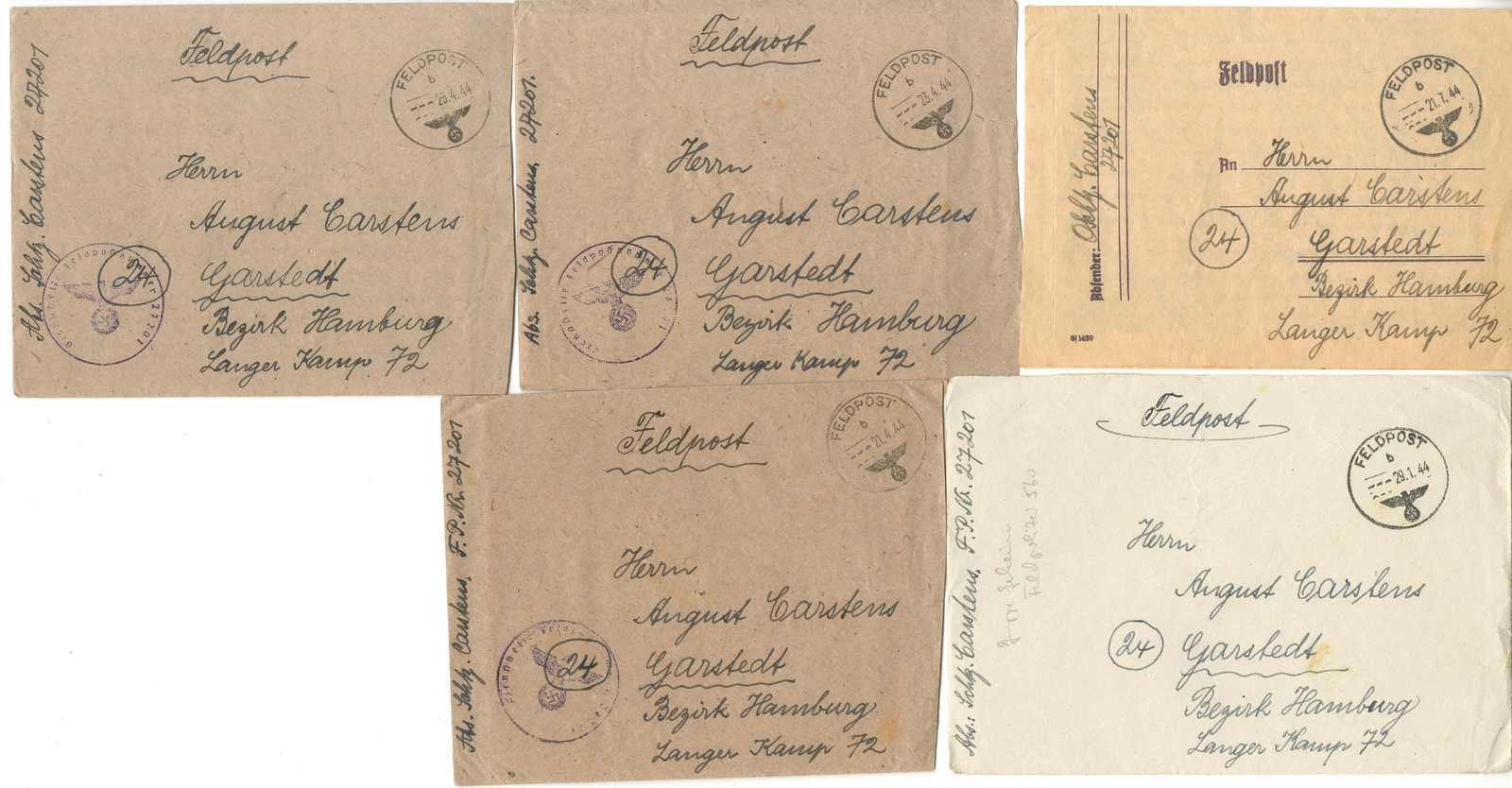 Lot 807 - feldpost ii wk - Karl Pfankuch & Co. auction #222 Lot 807 - feldpost ii wk - Karl Pfankuch & Co. auction #222