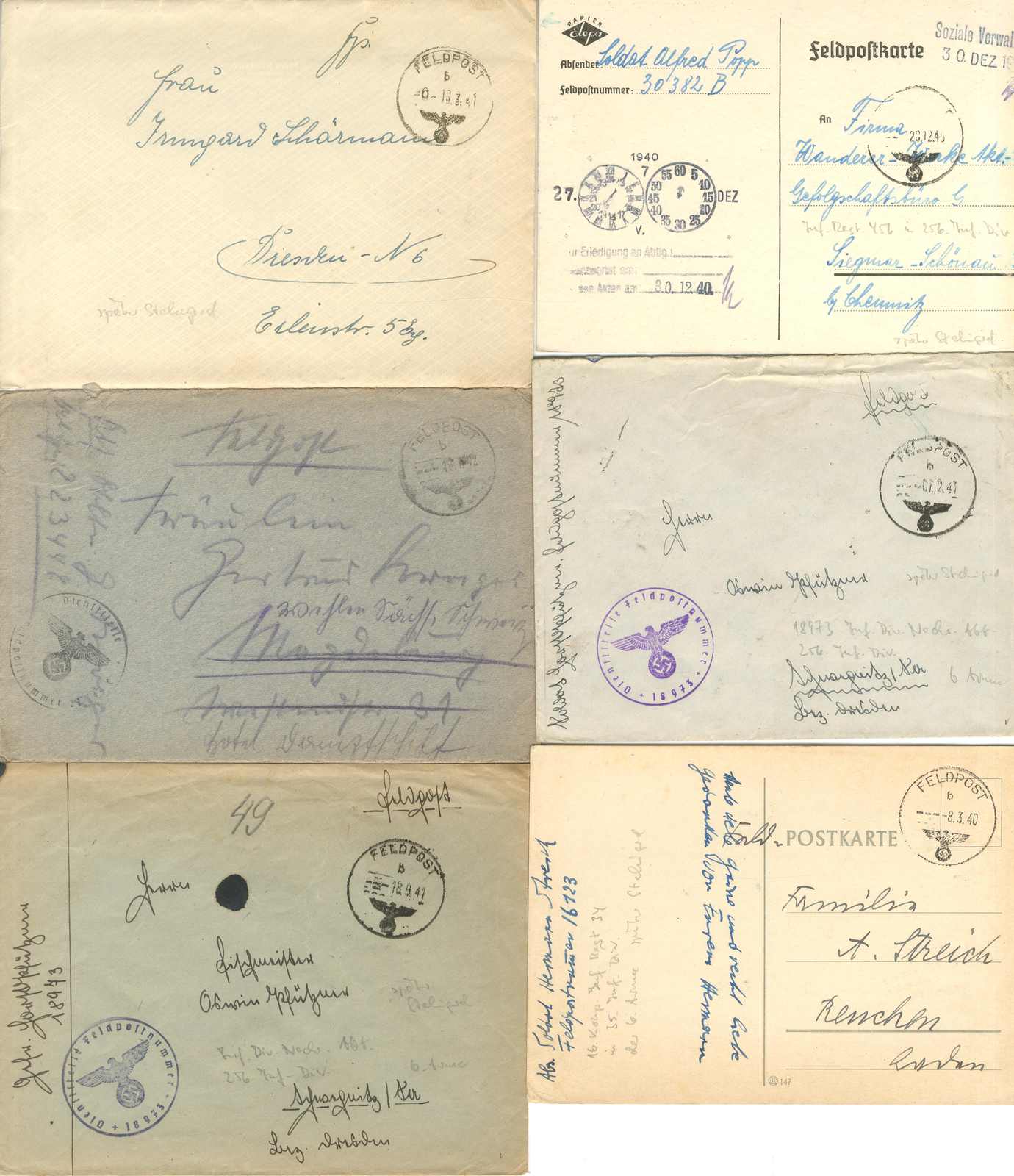 Lot 744 - feldpost ii wk - Karl Pfankuch & Co. auction #222 Lot 744 - feldpost ii wk - Karl Pfankuch & Co. auction #222