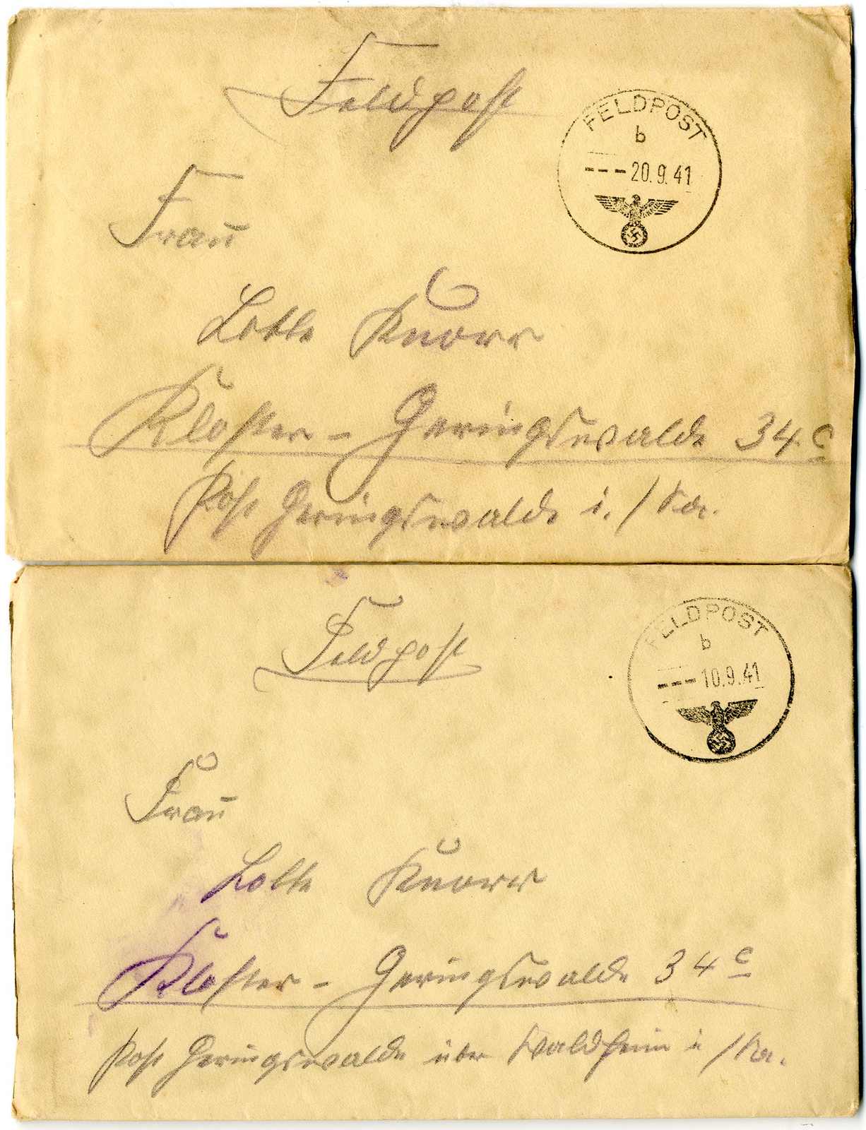 Lot 748 - feldpost ii wk - Karl Pfankuch & Co. auction #222 Lot 748 - feldpost ii wk - Karl Pfankuch & Co. auction #222