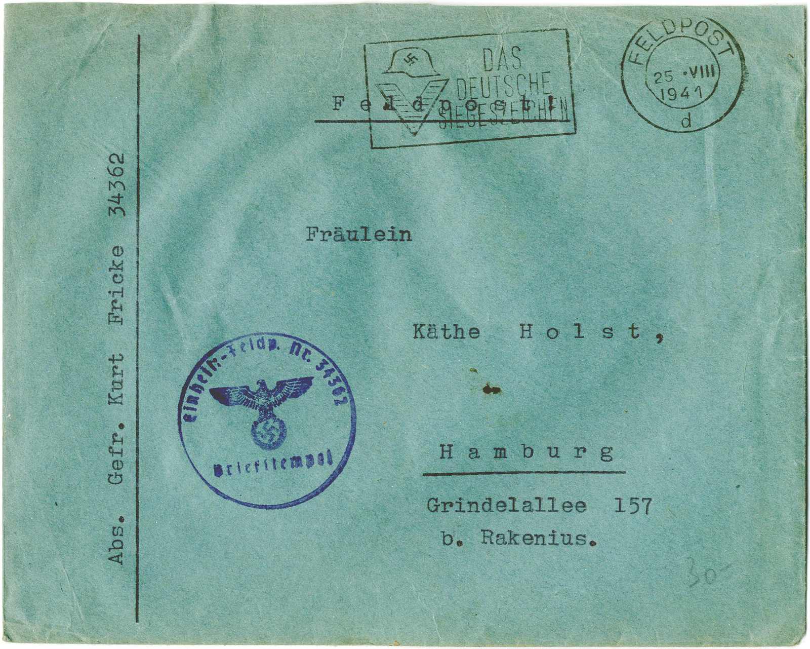 Lot 758 - feldpost ii wk - Karl Pfankuch & Co. auction #222 Lot 758 - feldpost ii wk - Karl Pfankuch & Co. auction #222