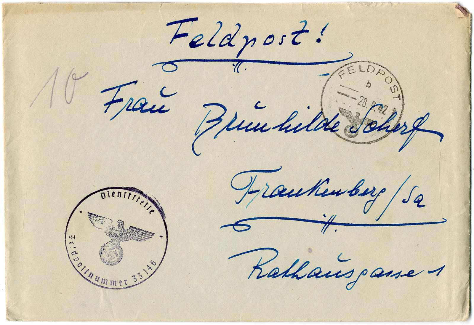 Lot 782 - feldpost ii wk - Karl Pfankuch & Co. auction #222 Lot 782 - feldpost ii wk - Karl Pfankuch & Co. auction #222