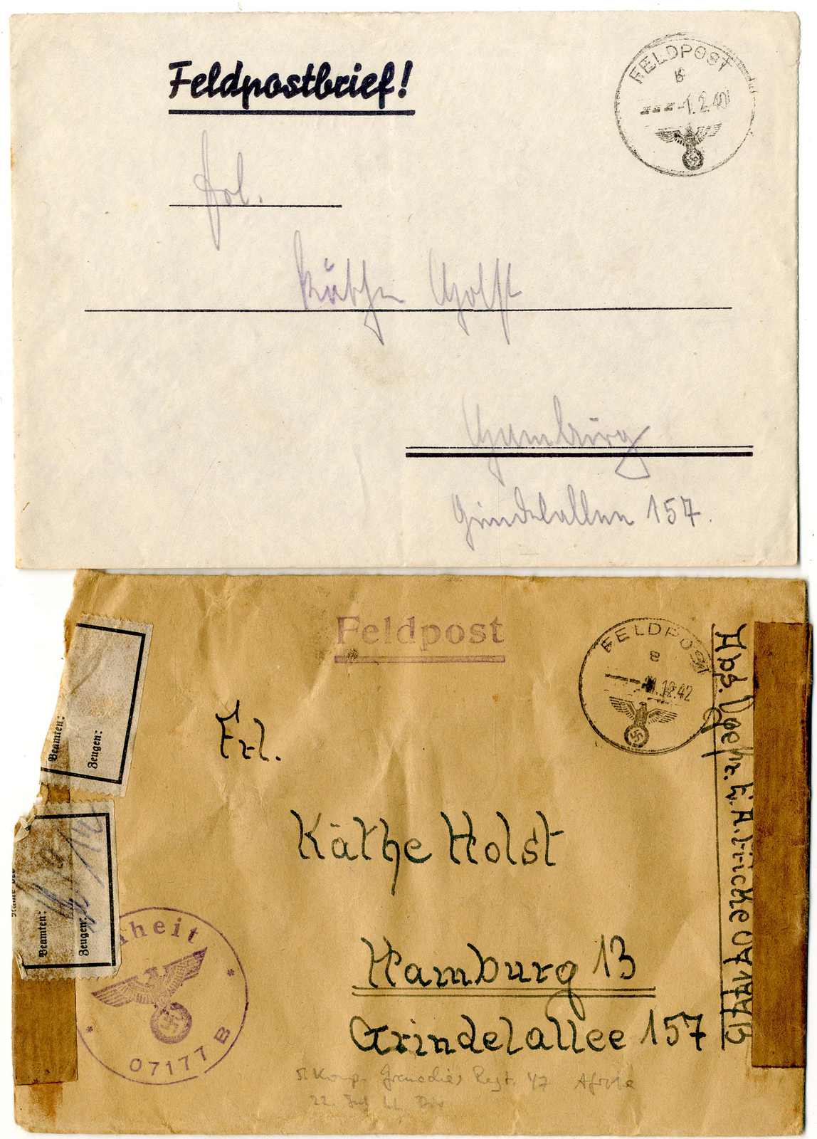 Lot 779 - feldpost ii wk - Karl Pfankuch & Co. auction #222 Lot 779 - feldpost ii wk - Karl Pfankuch & Co. auction #222