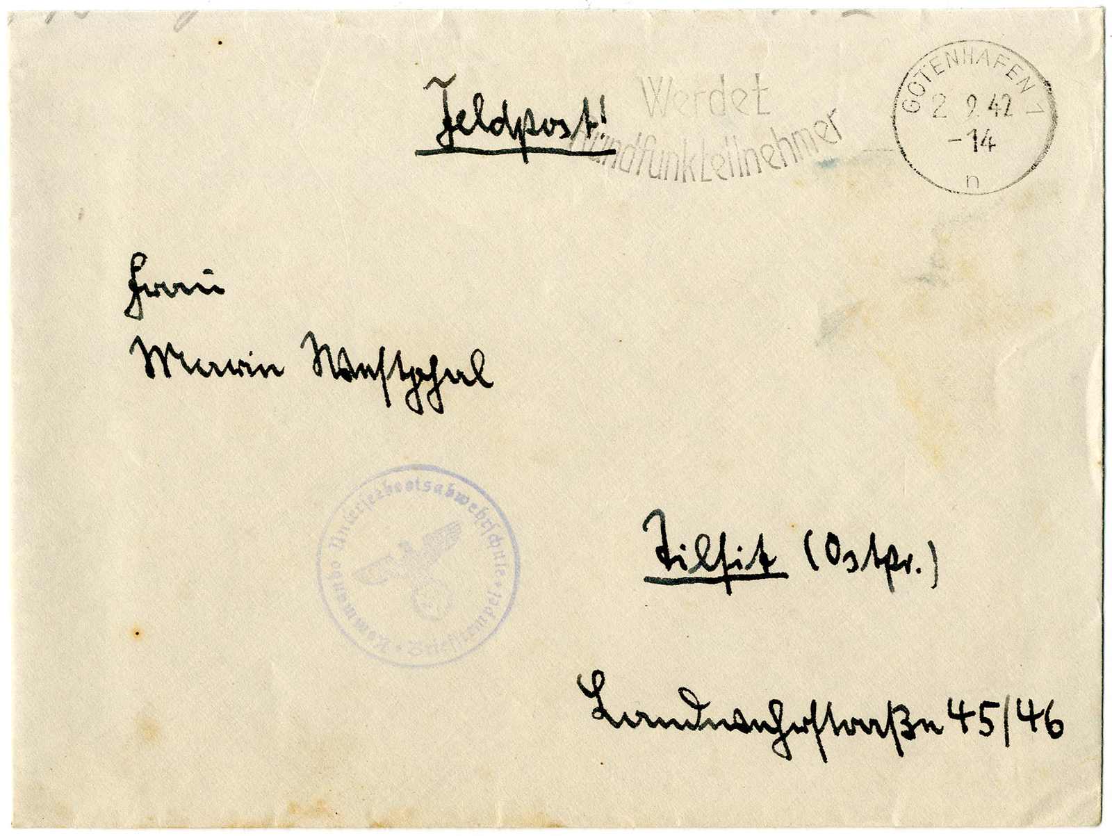 Lot 787 - feldpost ii wk - Karl Pfankuch & Co. auction #222 Lot 787 - feldpost ii wk - Karl Pfankuch & Co. auction #222
