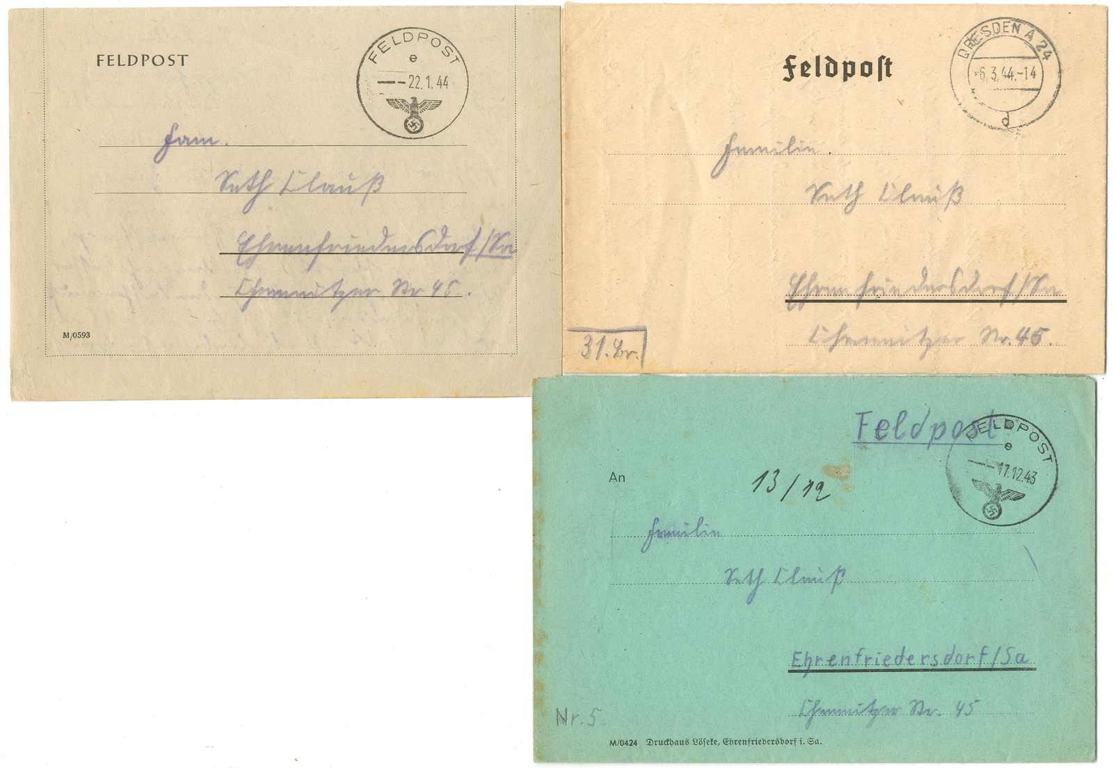 Lot 804 - feldpost ii wk - Karl Pfankuch & Co. auction #222 Lot 804 - feldpost ii wk - Karl Pfankuch & Co. auction #222