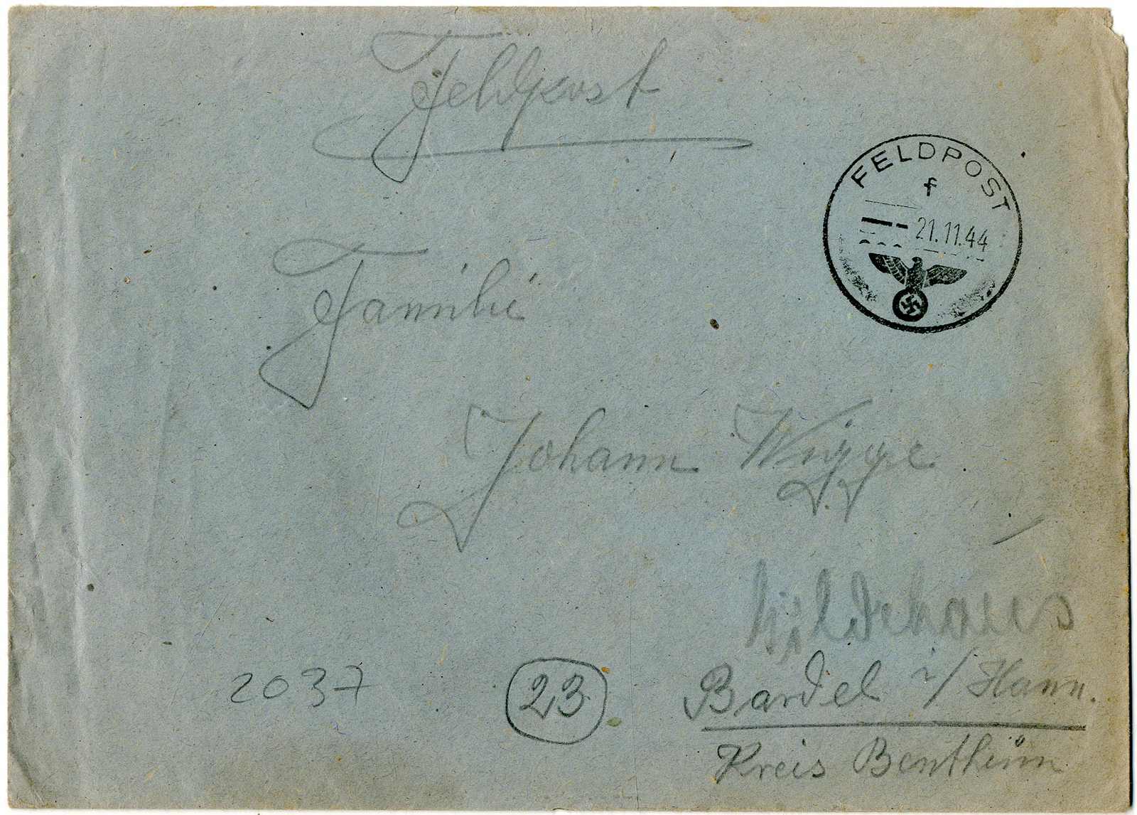 Lot 808 - feldpost ii wk - Karl Pfankuch & Co. auction #222 Lot 808 - feldpost ii wk - Karl Pfankuch & Co. auction #222