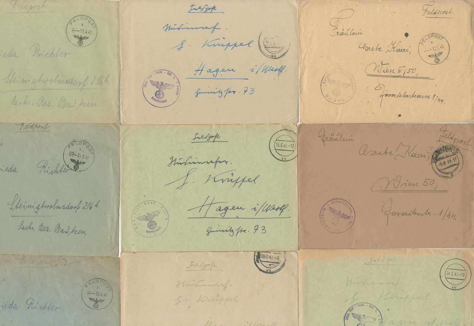 Lot 740 - feldpost ii wk - Karl Pfankuch & Co. auction #222 Lot 740 - feldpost ii wk - Karl Pfankuch & Co. auction #222