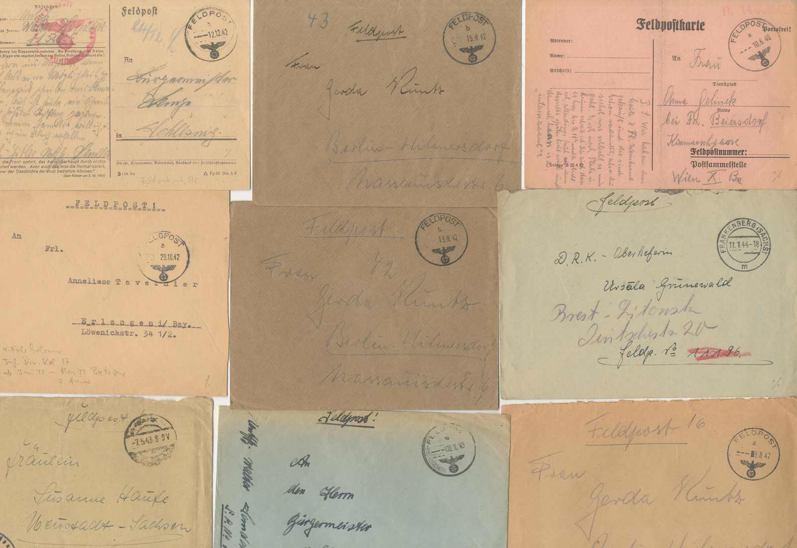 Lot 741 - feldpost ii wk - Karl Pfankuch & Co. auction #222 Lot 741 - feldpost ii wk - Karl Pfankuch & Co. auction #222