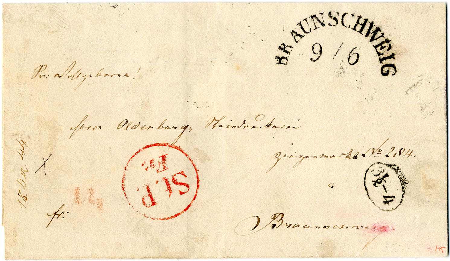 Lot 159 - Altdeutschland Braunschweig, Vorphilatelie - Karl Pfankuch & Co. auction #222 Lot 159 - Altdeutschland Braunschweig, Vorphilatelie - Karl Pfankuch & Co. auction #222
