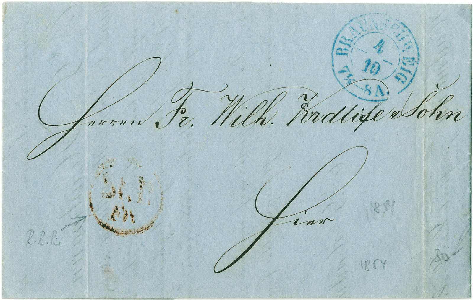 Lot 201 - Altdeutschland Braunschweig, Stempel  -  Karl Pfankuch & Co. auction #222